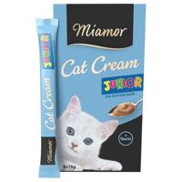 MIAMOR Cat Cream Junior - Kattensnoepje - 6 x 15g - thumbnail