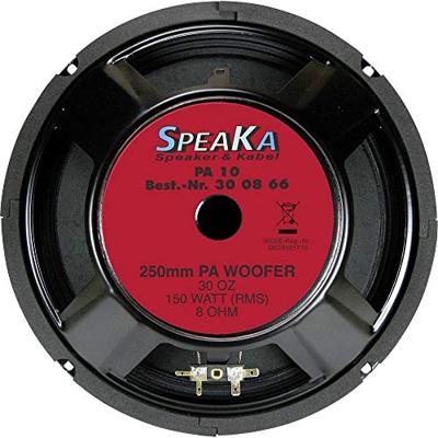 Renkforce CPA PA-10 10 inch 25.4 cm Midwoofer 150 W 8 Ω Renkforce CPA PA-10 10 inch 25.4 cm Midwoofer 150 W 8 Ω