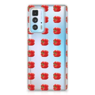 Motorola Edge 20 Pro | Siliconen Case | Paprika Red