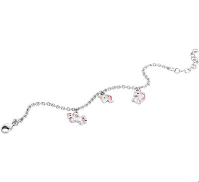 TFT Armband Zilver Eenhoorn 13 + 3 cm
