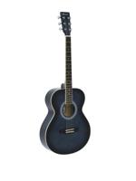 DIMAVERY AW-303 Western Guitar, blueburst - thumbnail