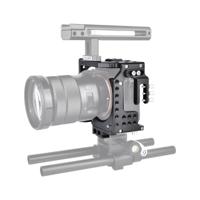 YELANGU CA7 YLG0908A-A01-video camera kooi stabilisator voor Sony A7K & A7X & A73 & A7S & A7R & A7RII & A7SII (zwart) - thumbnail