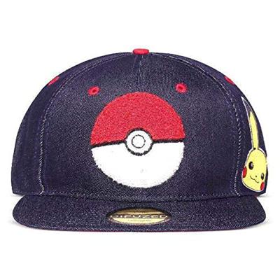 Pokémon - Denim Snapback Cap Pokémon - Denim Snapback Cap