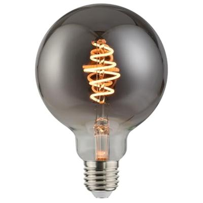 Nordlux LED Globe G95 E27 5-15W 1800K filament spiraal grey dimbaar - 2760110 Nordlux LED Globe G95 E27 5-15W 1800K filament spiraal grey dimbaar - 2760110