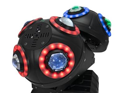 Eurolite 51918826 B-200 Hypno Double Ball DMX LED-lichteffect Aantal LEDs: 8 10 W