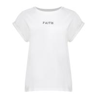 Geisha T-shirt Embroidered Word 52607-41 T-shirt Korte Mouw 10 Off-white/silver - thumbnail