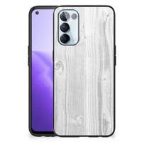 OPPO Reno5 5G | Find X3 Lite Houten Print Telefoonhoesje White Wood - thumbnail