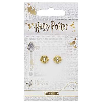Harry Potter Earrings Time Turner (gold plated)
