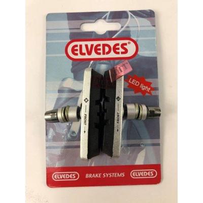 Elvedes Cable Systems BV Elvedes 6800 v-brake remblok set alu. 58 mm. met led