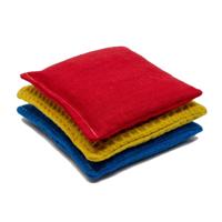 Little Botanic label Sensorische pittenzakjes 3 stuks Regenboog - thumbnail