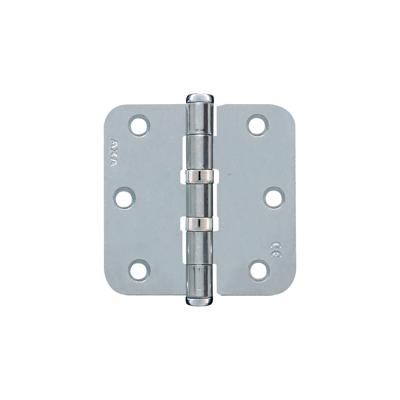 AXA kogellagerscharnier - 76x76x2,5mm - afgerond - RVS geborsteld