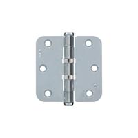 AXA kogellagerscharnier - 76x76x2,5mm - afgerond - RVS geborsteld - thumbnail