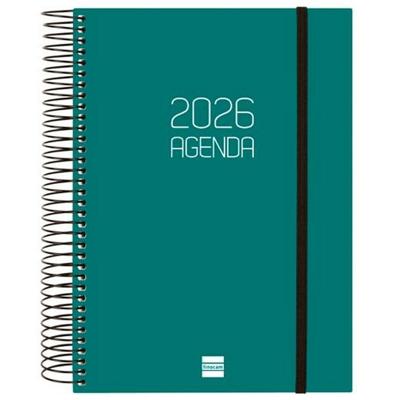 Agenda Finocam OPAQUE Groen A5 15,5 x 21,2 cm 2026 Agenda Finocam OPAQUE Groen A5 15,5 x 21,2 cm 2026