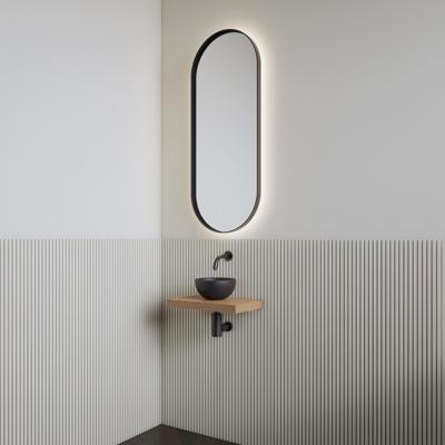 Fonteinset | BWS Leto | Planchet Pure | Waskom Mat Zwart