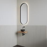 Fonteinset | BWS Leto | Planchet Pure | Waskom Mat Zwart - thumbnail