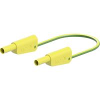 Stäubli SLK-4A-S10 meetkabel [ - ] 200 cm geel, groen 1 st. - thumbnail