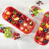 Xavax Set van 2 IJsblokjesvormen met Deksel voor 36 IJsblokjes - thumbnail