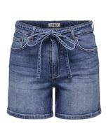 Only Onlgianna Mw Belted Shorts Azg Dnm Noos Korte Broeken Medium Blue Denim - thumbnail