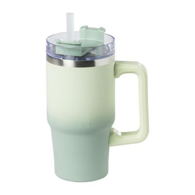 Drinkbeker thermo met draaideksel - groen - 600 ml Drinkbeker thermo met draaideksel - groen - 600 ml
