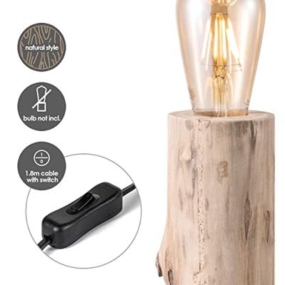 Home sweet home tafellamp Billy large - houten tak Home sweet home tafellamp Billy large - houten tak