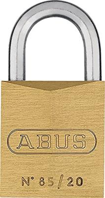 ABUS Cilinderhangslot | breedte slotlichaam 21 mm | messing verschillendsluitend | 1 stuk - 80619 80619 ABUS Cilinderhangslot | breedte slotlichaam 21 mm | messing verschillendsluitend | 1 stuk - 80619 80619