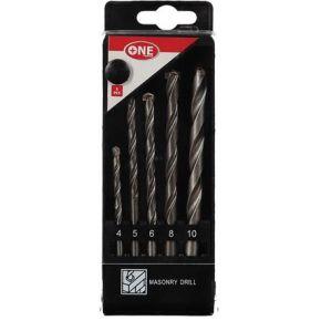 OneTools steenborenset 4,5,6,8,10mm OneTools steenborenset 4,5,6,8,10mm