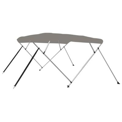 Biminitop 4 bogen 236x228x127 cm grijs Biminitop 4 bogen 236x228x127 cm grijs