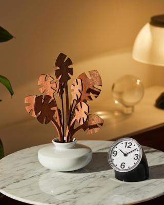 Alessi Cronotime Cronotime Tafelklok zwart