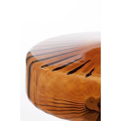 Light & Living TafellampPleat goud met bruin Ø 30cm - 1882164