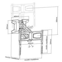 My Wall HP 60 L TV-beugel Gemotoriseerd, Met afstandsbediening 94,0 cm (37) - 177,8 cm (70) Gemotoriseerd, Draaibaar, Zwenkbaar, In hoogte verstelbaar - thumbnail