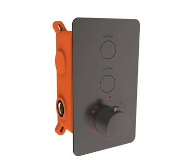 Inbouw Douchekraan Best Design Clic Moya 2-weg Thermostaat Gunmetal