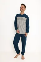 Outfitter heren pyjama - Katoen Interlock - Traveling - thumbnail