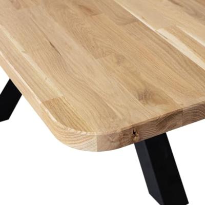 WOOOD Eettafel 'Combi-tablo' Eikenhout, 240 x 100cm, kleur Naturel