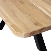 WOOOD Eettafel 'Combi-tablo' Eikenhout, 240 x 100cm, kleur Naturel - thumbnail