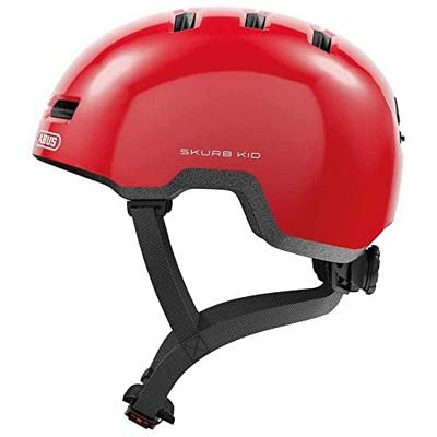 Abus helm skurb kid shiny red m 50-55cm