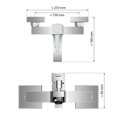 EISL CALVINO mengkraan bad | chroom - NI023THI NI023THI