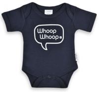Funnies Romper Whoop Whoop Junior Katoen Zwart Maat 50/56 - thumbnail