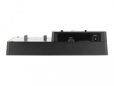 Delock 64124 USB-C, DC-aansluiting 3,5 mm Harde schijf-dockingstation Met clone-functie