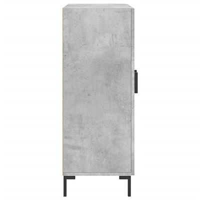 Dressoir 69,5x34x90 cm bewerkt hout betongrijs