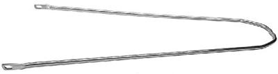 Gazelle Spatbordstang 28 inch 359 mm - zilver