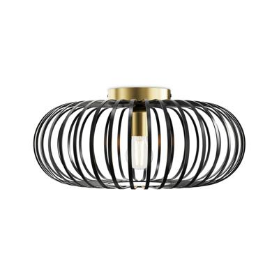 Cosmos - LED Plafondlamp - Dimbaar - E27 Fitting - Zwart met Goud