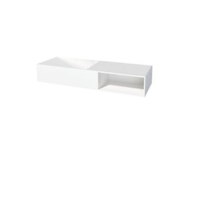 Best Design Best-Design "Gruna" Wastafel "Just-Solid" 120x42x20 cm Mat Wit Best Design Best-Design "Gruna" Wastafel "Just-Solid" 120x42x20 cm Mat Wit