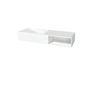 Best Design Best-Design "Gruna" Wastafel "Just-Solid" 120x42x20 cm Mat Wit - thumbnail