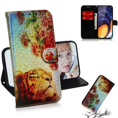 Gekleurde tekening patroon kleurrijke magnetische Buckle horizontale Flip PU lederen draagtas met houder & kaartsleuven & portemonnee & Lanyard voor G Gekleurde tekening patroon kleurrijke magnetische Buckle horizontale Flip PU lederen draagtas met houder & kaartsleuven & portemonnee & Lanyard voor G