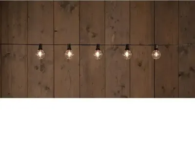 Anna's Collection Partylights 10 LED 5 meter 4cm transparant