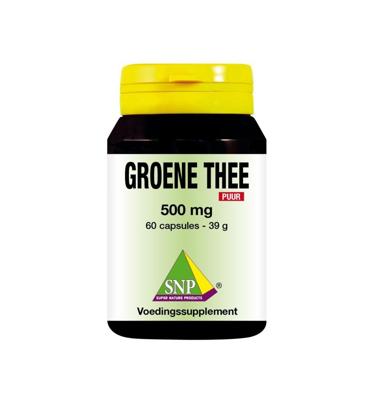 SNP Groene thee 500 mg puur 60 Vegetarische capsules SNP Groene thee 500 mg puur 60 Vegetarische capsules