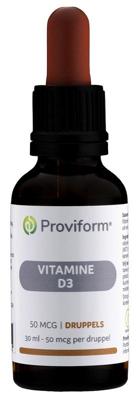 Proviform Proviform Vitamine D3 50mcg Druppels (30ml) Proviform Proviform Vitamine D3 50mcg Druppels (30ml)