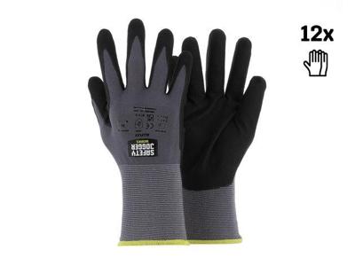 Safety Jogger veiligheidshandschoenen met maximale beweeglijkheid | 12 stuks | zwart | maat 11 - allf06011