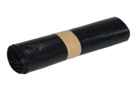 KOMO Afvalzak | Gerecycled LDPE | 60x80cm | grijs | 20 rol - thumbnail