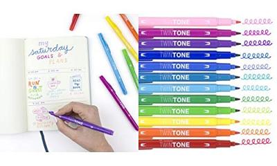 Tombow • twintone dual-tip brushpen turquoise blue